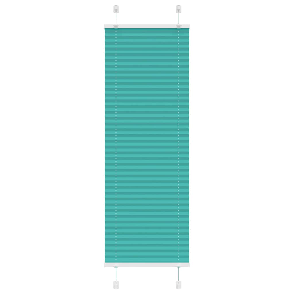 Vidaxl plissé rolgordijn 50x150 cm stofbreedte 49,4 cm petrol groen