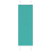 Vidaxl plissé rolgordijn 50x150 cm stofbreedte 49,4 cm petrol groen - afbeelding 1