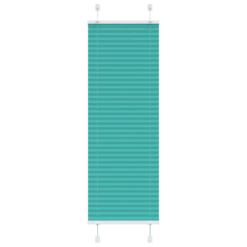 Vidaxl plissé rolgordijn 50x150 cm stofbreedte 49,4 cm petrol groen