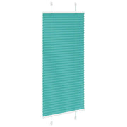Vidaxl plissé rolgordijn 55x150 cm stofbreedte 54,4 cm petrol groen - afbeelding 3