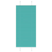 Vidaxl plissé rolgordijn 60x150 cm stofbreedte 59,4 cm petrol groen - afbeelding 1