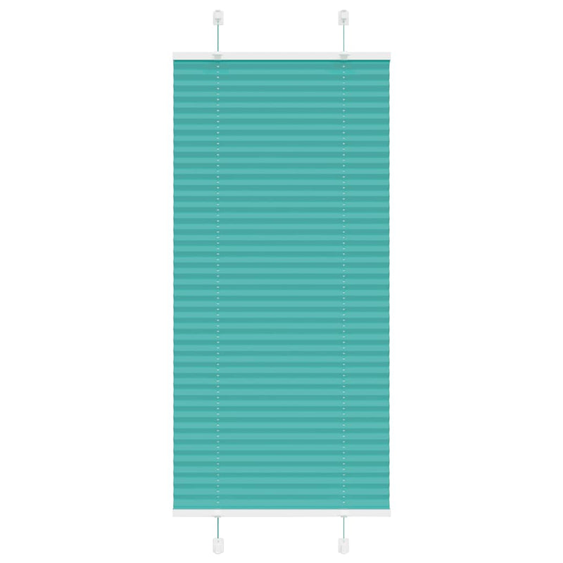 Vidaxl plissé rolgordijn 60x150 cm stofbreedte 59,4 cm petrol groen