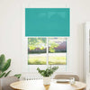 Vidaxl plissé rolgordijn 85x150 cm stofbreedte 84,4 cm petrol groen