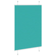 Vidaxl plissé rolgordijn 85x150 cm stofbreedte 84,4 cm petrol groen - afbeelding 3