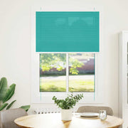 Vidaxl plissé rolgordijn 90x150 cm stofbreedte 89,4 cm petrol groen - afbeelding 2