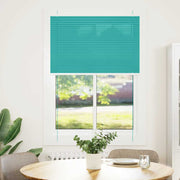 Vidaxl plissé rolgordijn 100x150 cm stofbreedte 99,4cm petrol groen - afbeelding 2