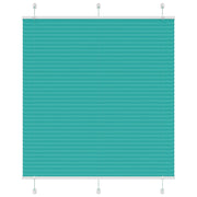 Vidaxl plissé rolgordijn 115x150cm stofbreedte 114,4cm petrol groen - afbeelding 1