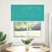 Vidaxl plissé rolgordijn 120x150cm stofbreedte 119,4cm petrol groen - afbeelding 2
