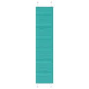 Vidaxl plissé rolgordijn 40x200 cm stofbreedte 39,4 cm petrol groen - afbeelding 1