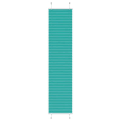 Vidaxl plissé rolgordijn 45x200 cm stofbreedte 44,4 cm petrol groen