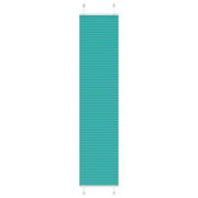 Vidaxl plissé rolgordijn 45x200 cm stofbreedte 44,4 cm petrol groen - afbeelding 1