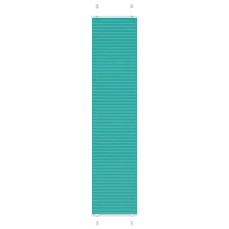 Vidaxl plissé rolgordijn 45x200 cm stofbreedte 44,4 cm petrol groen