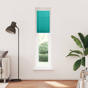 Vidaxl plissé rolgordijn 45x200 cm stofbreedte 44,4 cm petrol groen - afbeelding 2