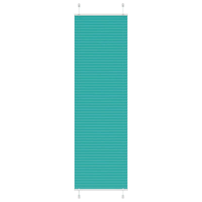 Vidaxl plissé rolgordijn 60x200 cm stofbreedte 59,4 cm petrol groen