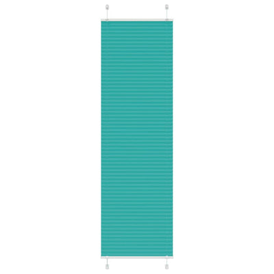 Vidaxl plissé rolgordijn 65x200 cm stofbreedte 64,4 cm petrol groen