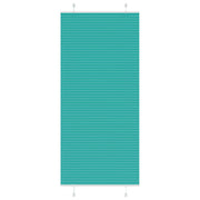 Vidaxl plissé rolgordijn 85x200 cm stofbreedte 84,4 cm petrol groen - afbeelding 1