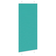 Vidaxl plissé rolgordijn 90x200 cm stofbreedte 89,4 cm petrol groen - afbeelding 3