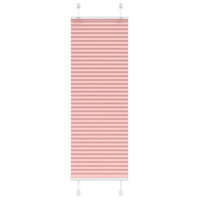 Vidaxl plissé rolgordijn 40x100 cm stofbreedte 39,4 cm polyester roze