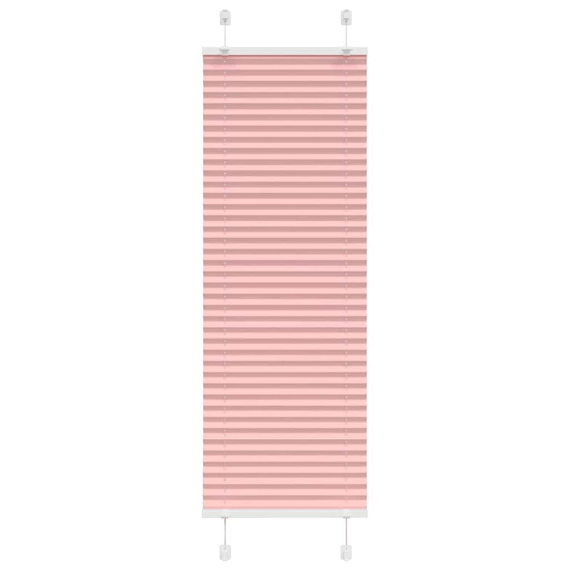 Vidaxl plissé rolgordijn 40x100 cm stofbreedte 39,4 cm polyester roze