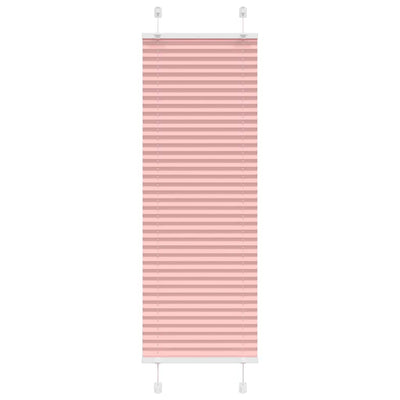 Vidaxl plissé rolgordijn 50x100 cm stofbreedte 49,4 cm polyester roze