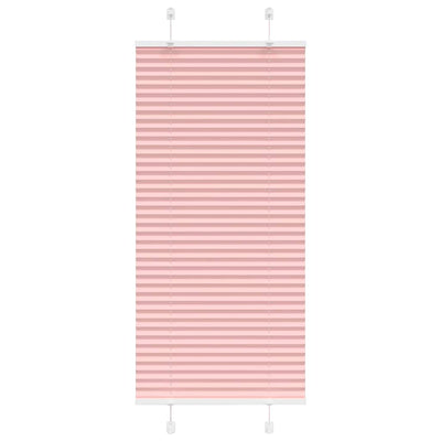 Vidaxl plissé rolgordijn 60x100 cm stofbreedte 59,4 cm polyester roze