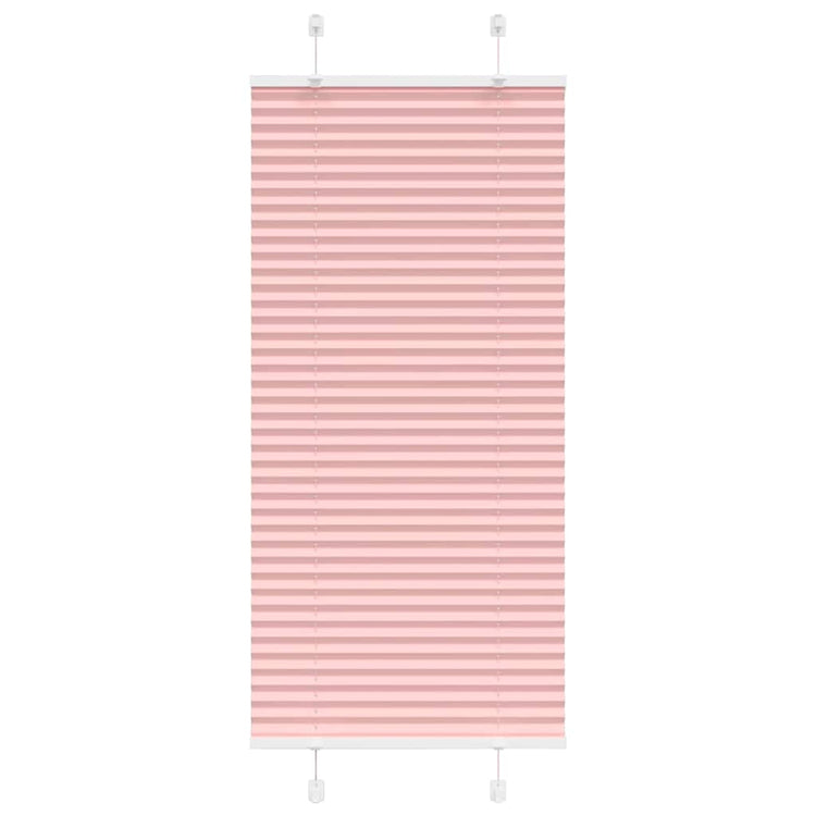Vidaxl plissé rolgordijn 60x100 cm stofbreedte 59,4 cm polyester roze