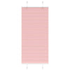 Vidaxl plissé rolgordijn 65x100 cm stofbreedte 64,4 cm polyester roze