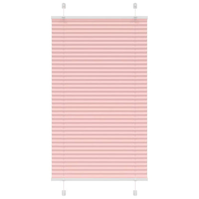 Vidaxl plissé rolgordijn 70x100 cm stofbreedte 69,4 cm polyester roze