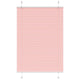 Vidaxl plissé rolgordijn 85x100 cm stofbreedte 84,4 cm polyester roze
