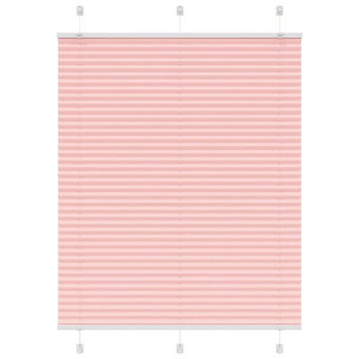 Vidaxl plissé rolgordijn 105x100cm stofbreedte 104,4cm polyester roze
