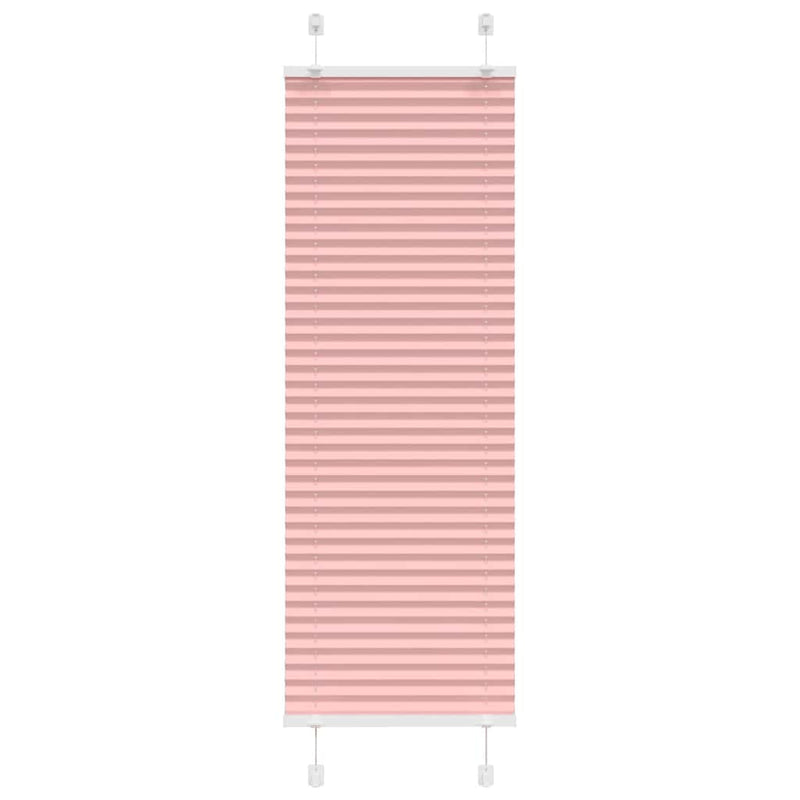 Vidaxl plissé rolgordijn 50x150 cm stofbreedte 49,4 cm polyester roze
