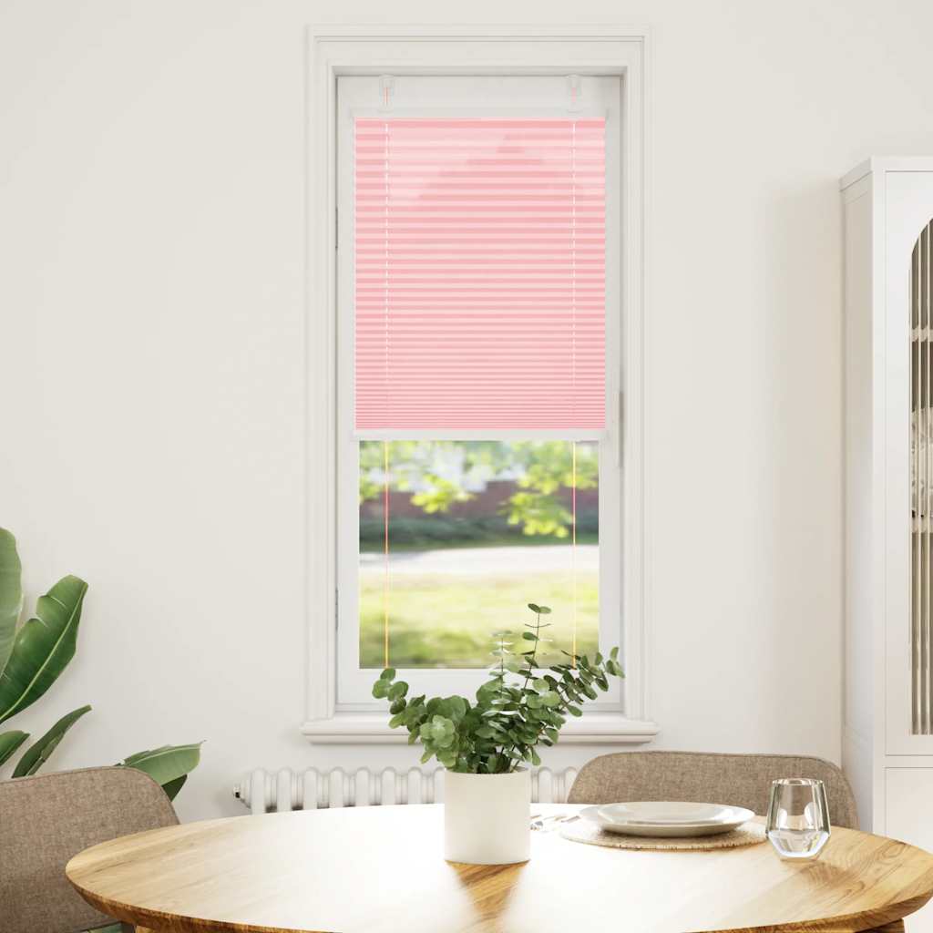 Vidaxl plissé rolgordijn 50x150 cm stofbreedte 49,4 cm polyester roze