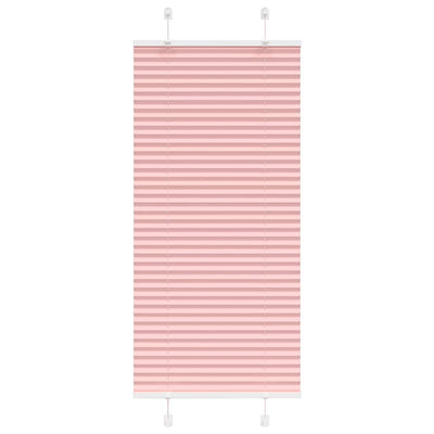 Vidaxl plissé rolgordijn 55x150 cm stofbreedte 54,4 cm polyester roze