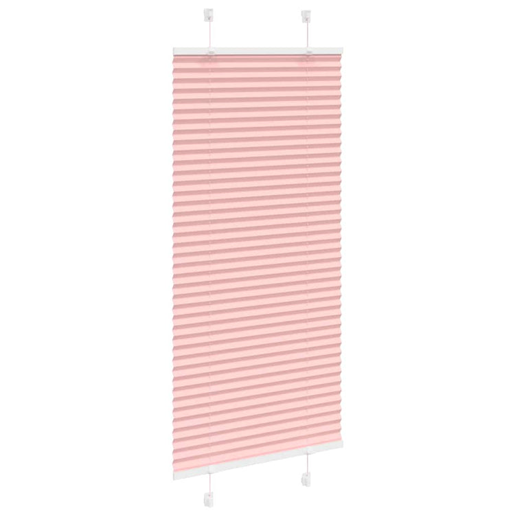 Vidaxl plissé rolgordijn 55x150 cm stofbreedte 54,4 cm polyester roze