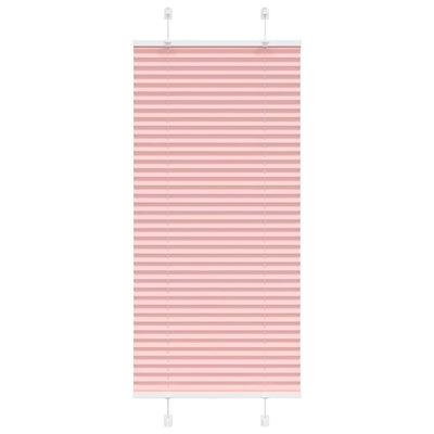 Vidaxl plissé rolgordijn 65x150 cm stofbreedte 64,4 cm polyester roze