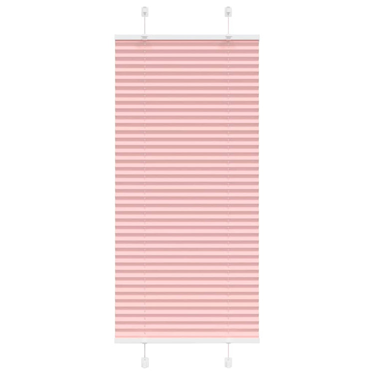 Vidaxl plissé rolgordijn 65x150 cm stofbreedte 64,4 cm polyester roze