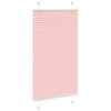 Vidaxl plissé rolgordijn 70x150 cm stofbreedte 69,4 cm polyester roze