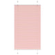 Vidaxl plissé rolgordijn 75x150 cm stofbreedte 74,4 cm polyester roze