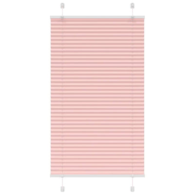 Vidaxl plissé rolgordijn 80x150 cm stofbreedte 79,4 cm polyester roze