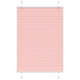 Vidaxl plissé rolgordijn 85x150 cm stofbreedte 84,4 cm polyester roze