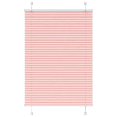 Vidaxl plissé rolgordijn 90x150 cm stofbreedte 89,4 cm polyester roze
