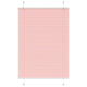 Vidaxl plissé rolgordijn 90x150 cm stofbreedte 89,4 cm polyester roze