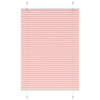 Vidaxl plissé rolgordijn 95x150 cm stofbreedte 94,4 cm polyester roze