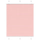 Vidaxl plissé rolgordijn 110x150cm stofbreedte 109,4cm polyester roze