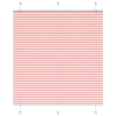 Vidaxl plissé rolgordijn 115x150cm stofbreedte 114,4cm polyester roze
