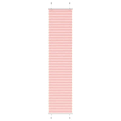 Vidaxl plissé rolgordijn 40x200 cm stofbreedte 39,4 cm polyester roze
