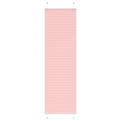 Vidaxl plissé rolgordijn 60x200 cm stofbreedte 59,4 cm polyester roze