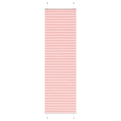Vidaxl plissé rolgordijn 65x200 cm stofbreedte 64,4 cm polyester roze