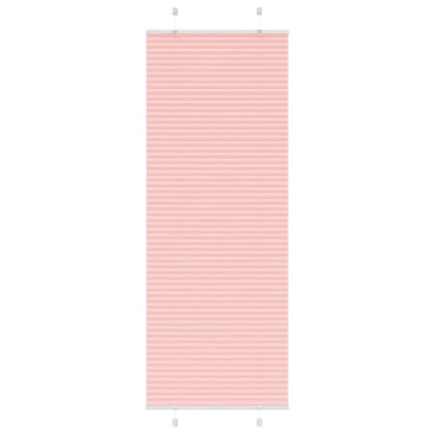 Vidaxl plissé rolgordijn 70x200 cm stofbreedte 69,4 cm polyester roze