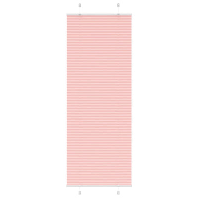 Vidaxl plissé rolgordijn 75x200 cm stofbreedte 74,4 cm polyester roze